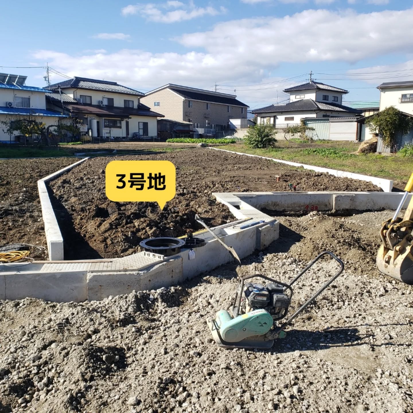 富竹　6区画分譲地　1区画販売中　建築条件なし